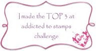 Top 3 "addicted to stamps" lace and pearl challenge
