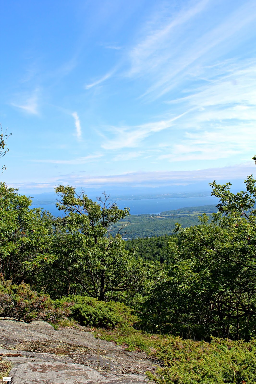 The Top of Rattlesnake Mountain in the Adirondack Mountains // New York