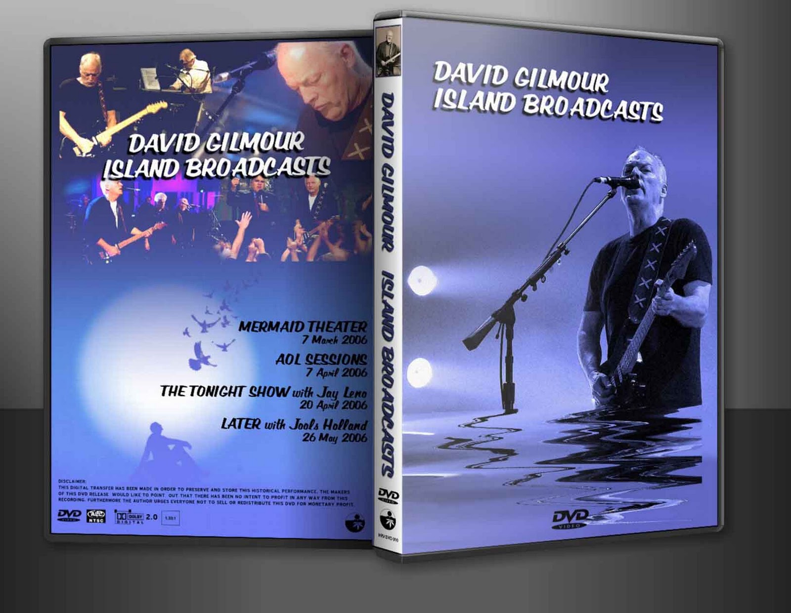 DVD Concert TH Power By Deer 5001 David Gilmour 2006 Island
