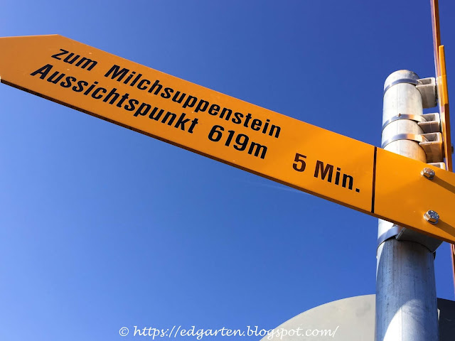 Zeitreise: 500 Jahre zurück: Zwingli Denkmal und Milchsuppenstein Wegweiser Milchsuppenstein