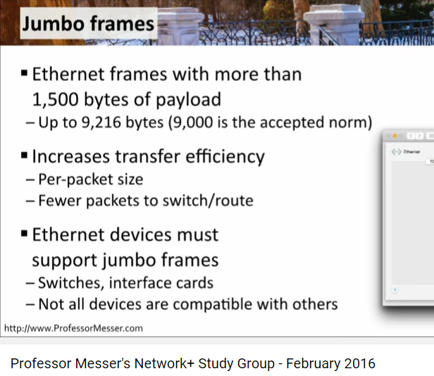 Cyber Security Leituras, traduções e links jumbo frames