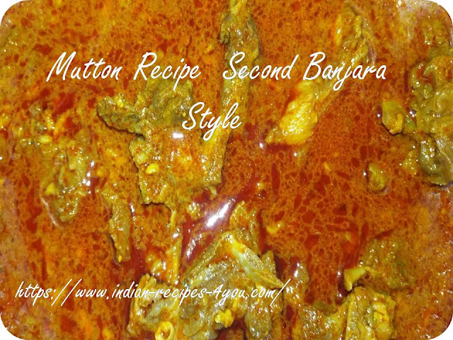 Mutton Recipe  second Banjara  Style in hindi by aju