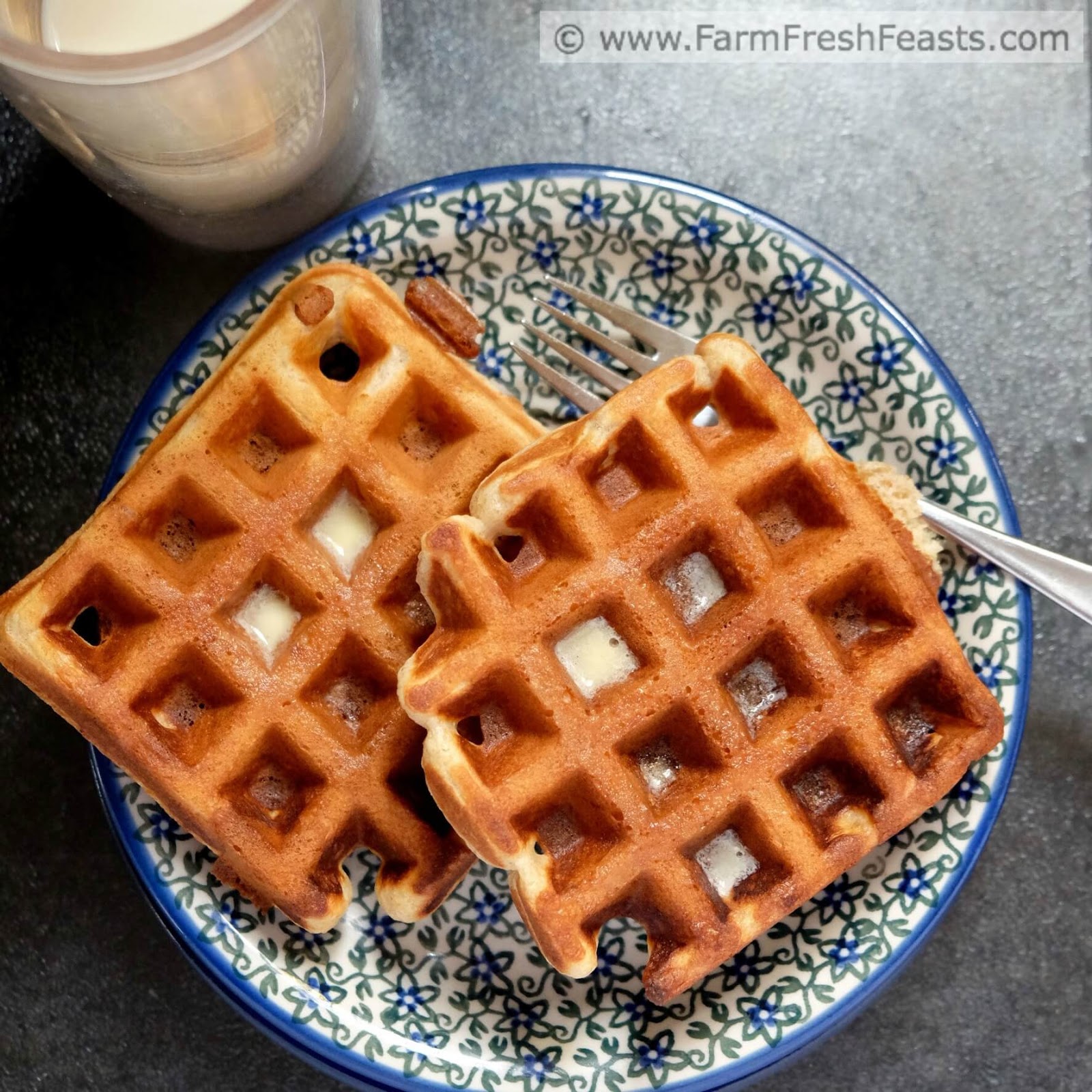 Farm Fresh Feasts Maple Peanut Butter Bacon Waffles