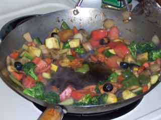 Stir Fry wok veggies