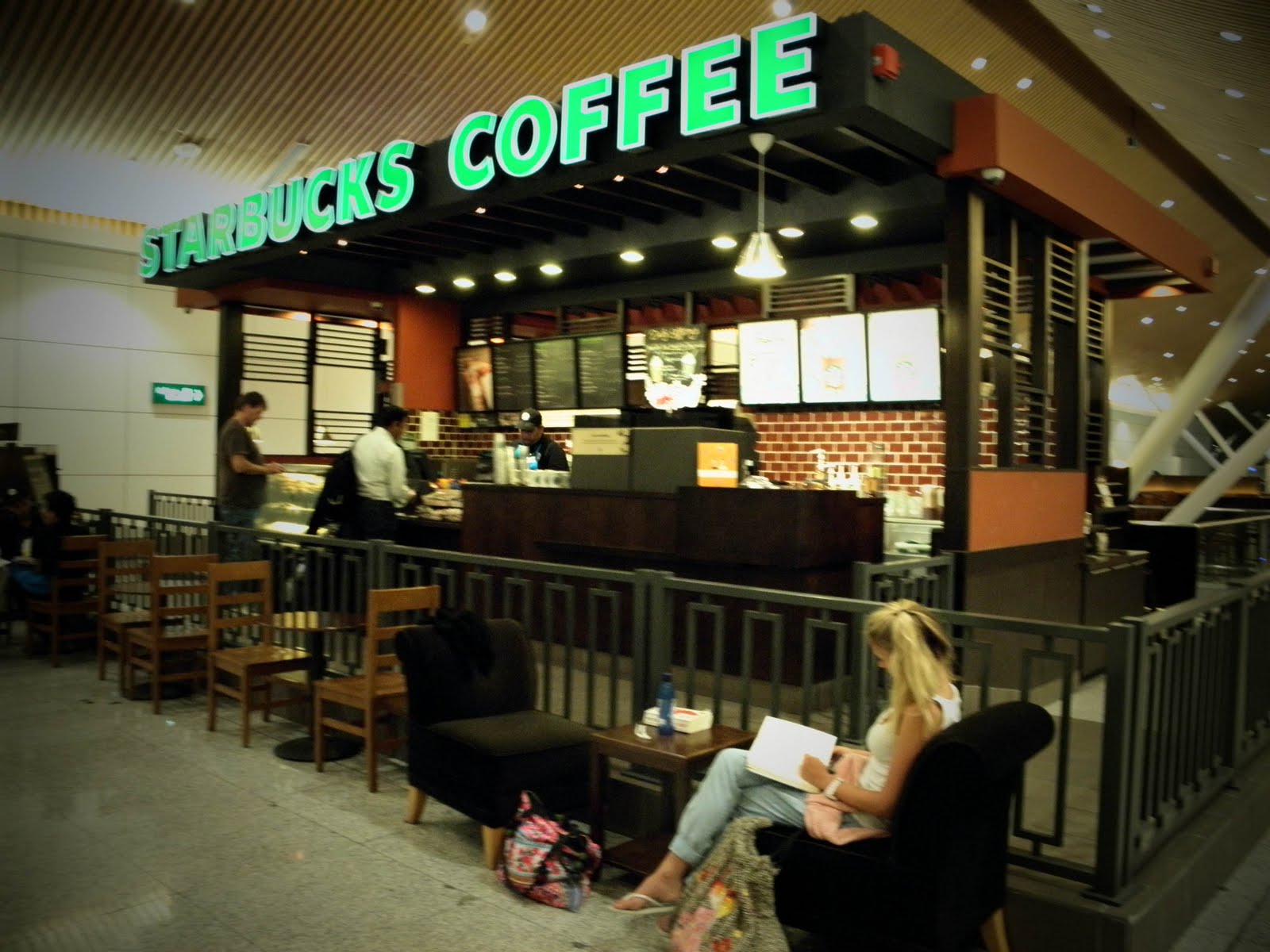 A cup of Starbucks Starbucks at KLIA (Kuala Lumpur Internation Airport)