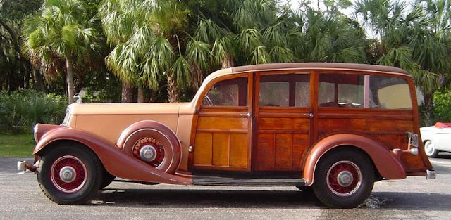 Just A Car Guy: 1934 Pierce Arrow Cantrell station wagon at the 2010