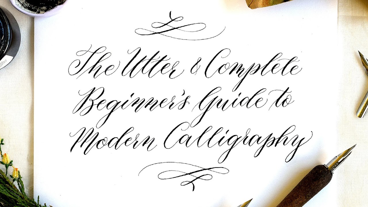 How To Start Writing Calligraphy - Calligraph Choices
