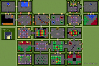 entire map of the Color Dungeon from the DX version