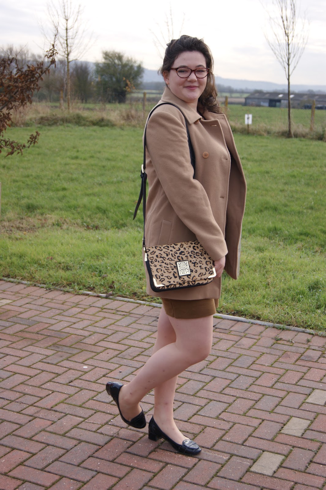 biba red leopard print skirt