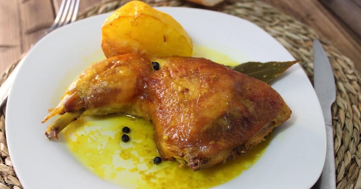 JULIA Y SUS RECETAS Pollo al horno troceado