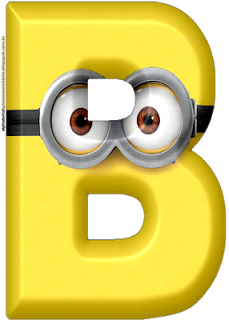 Abecedario de Minions. Minions Abc.