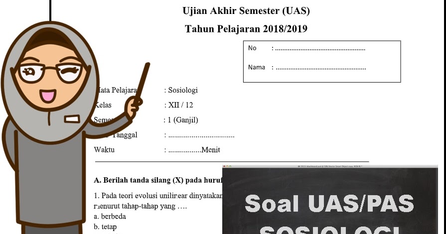Soal Uas Sosiologi Kelas 12 Semester 1 Dan Jawabannya