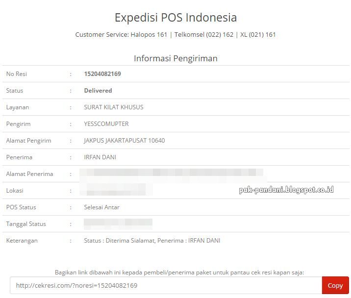 Cek Resi Jasa Cargo Rosalia Jasa Ekspedisi Cargo Jakarta Nct