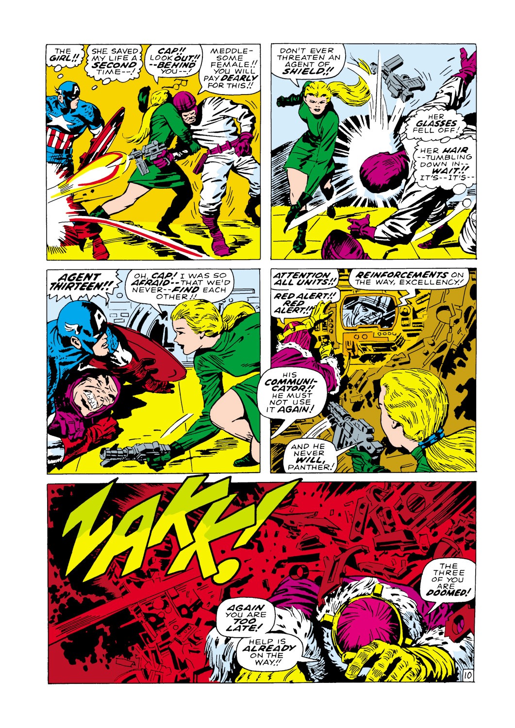 Read online Captain America (1968) comic -  Issue #100 - 11