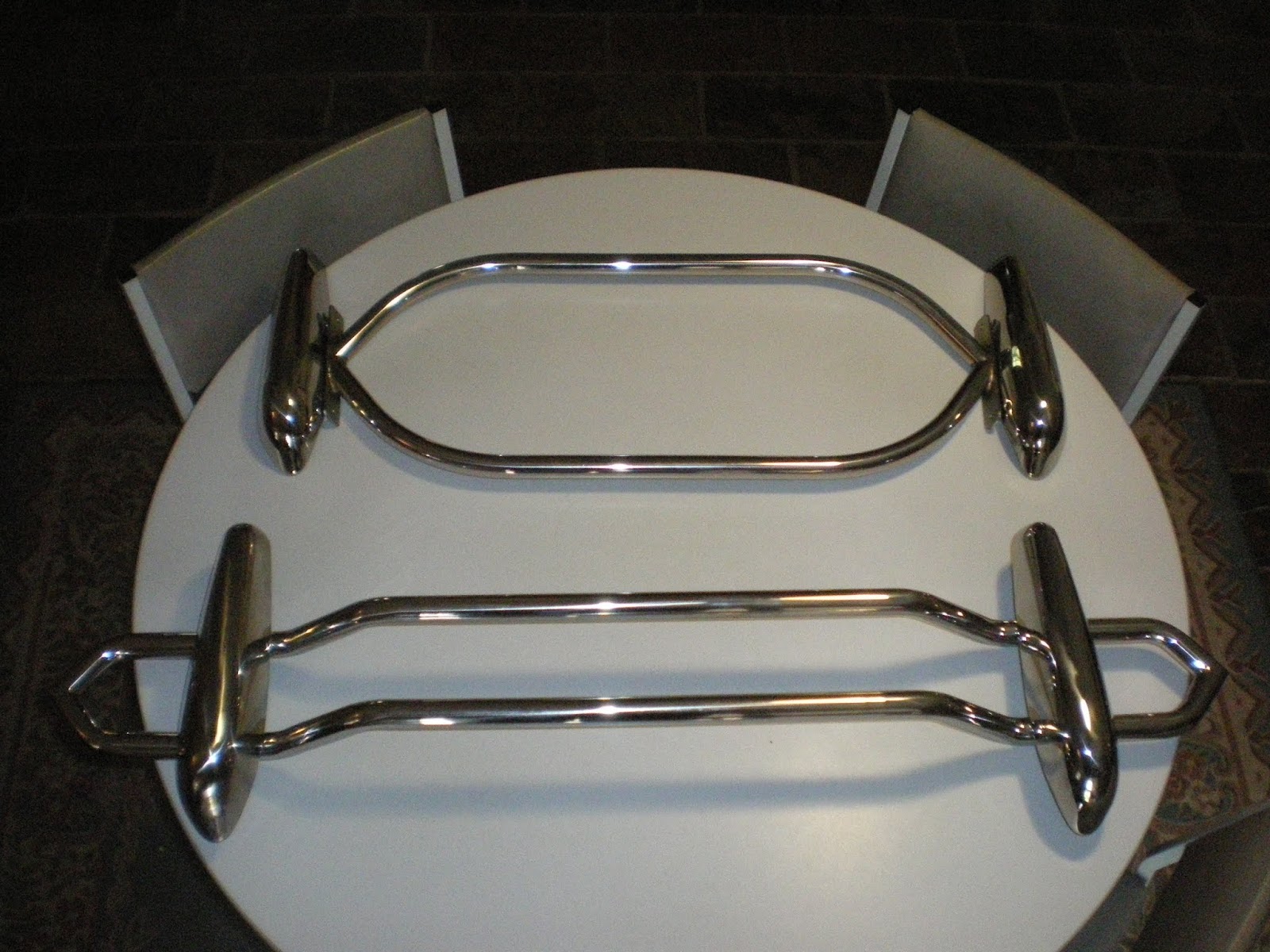 Classic Revival AC Cobra Replica SC 427 Rear bumper bar, Petrol cap