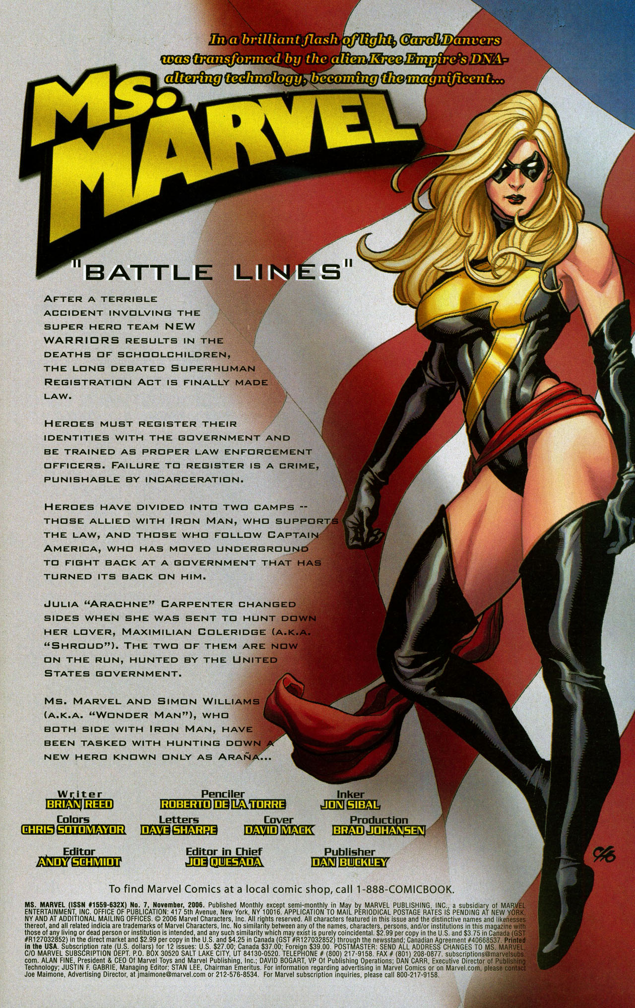 Read online Ms. Marvel (2006) comic -  Issue #7 - 2