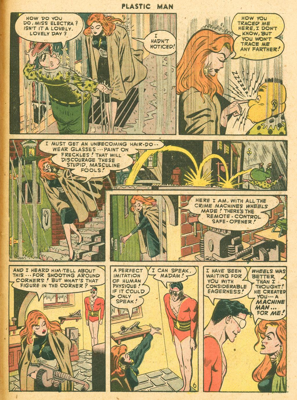 Read online Plastic Man (1943) comic -  Issue #10 - 41