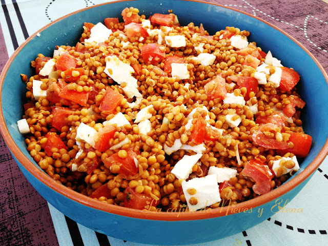 Ensalada de lentejas especiadas