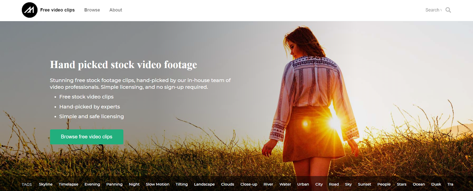 mazwai is website for free stock footage