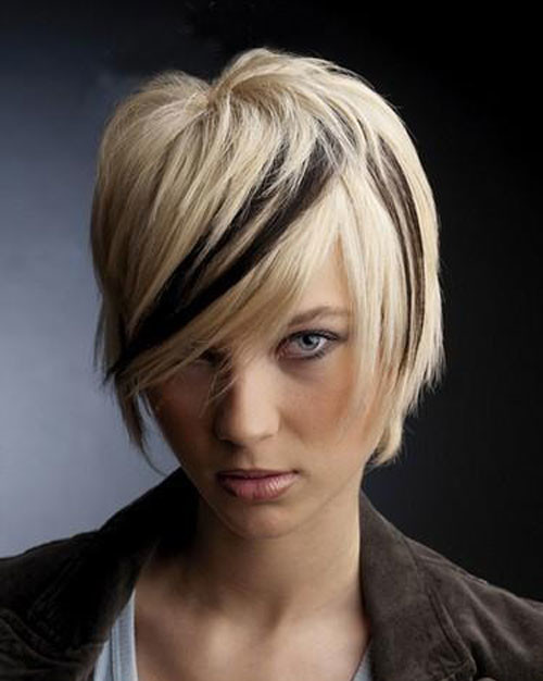 Two tone hair color short hairstyles