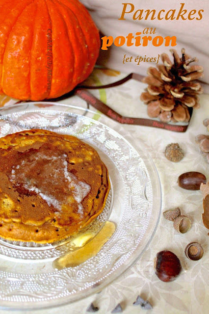 Pancake au potiron, épices d'automne (avec ou sans pépites de chocolat) • Cook A Life! by Maeva