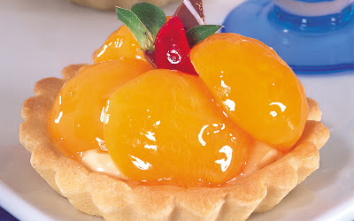 تورتة الخوخ