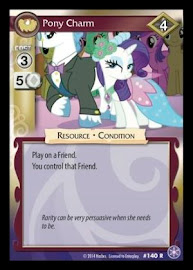 My Little Pony Pony Charm The Crystal Games CCG Card