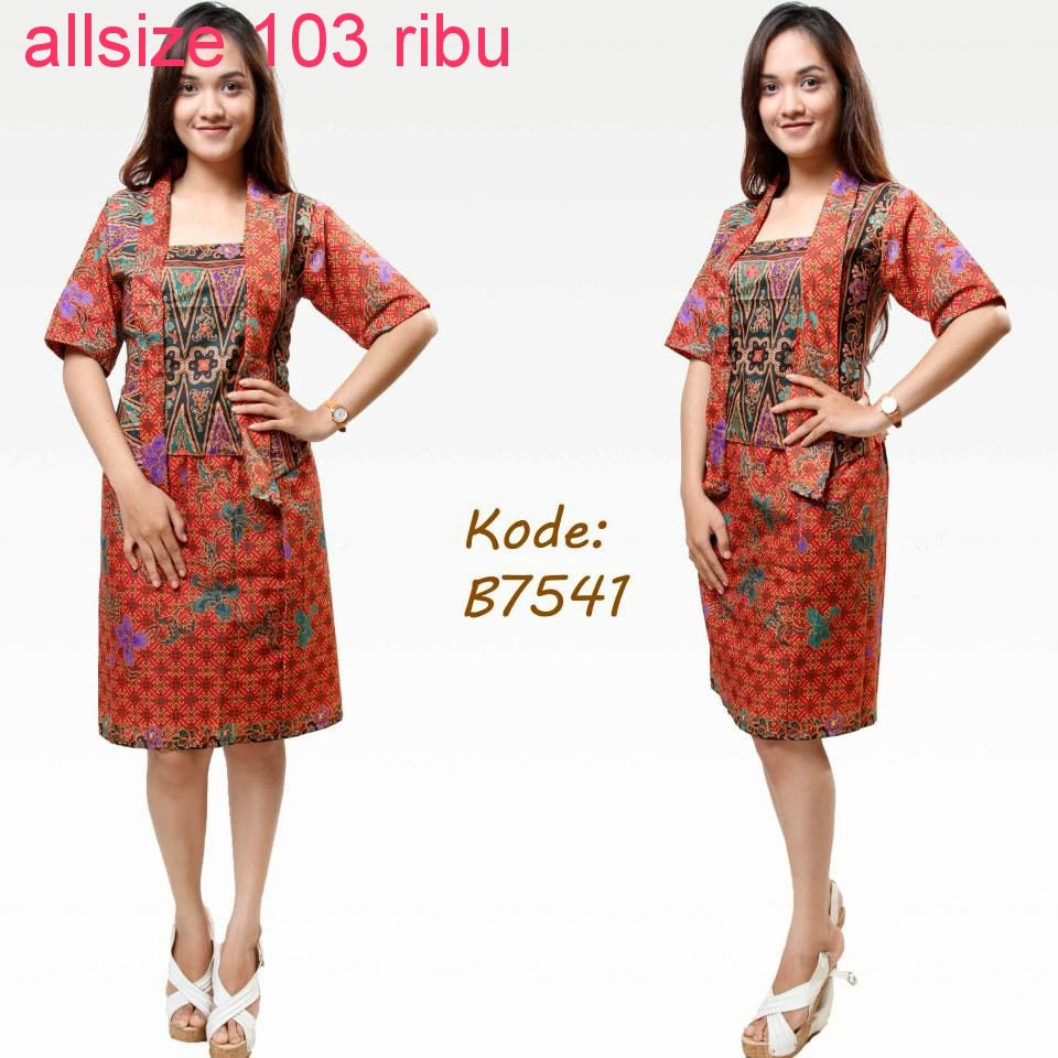  Model Baju Batik Guru Model Baju Batik