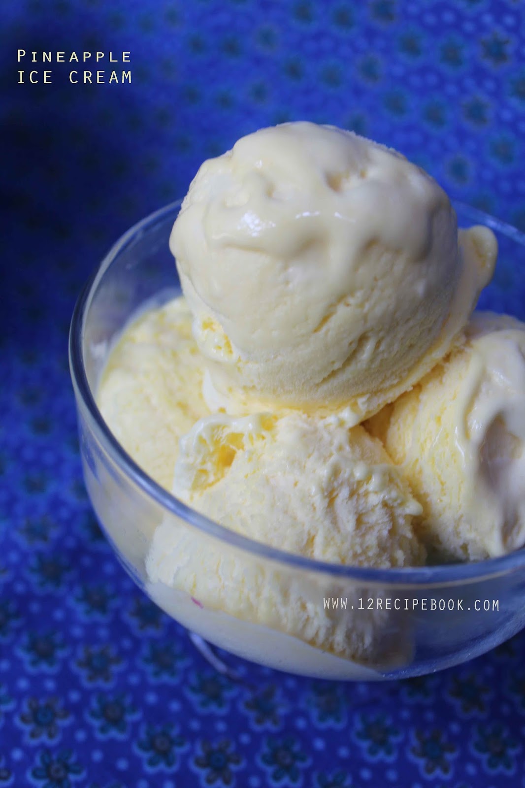 Pineapple Ice Cream Recipe Book