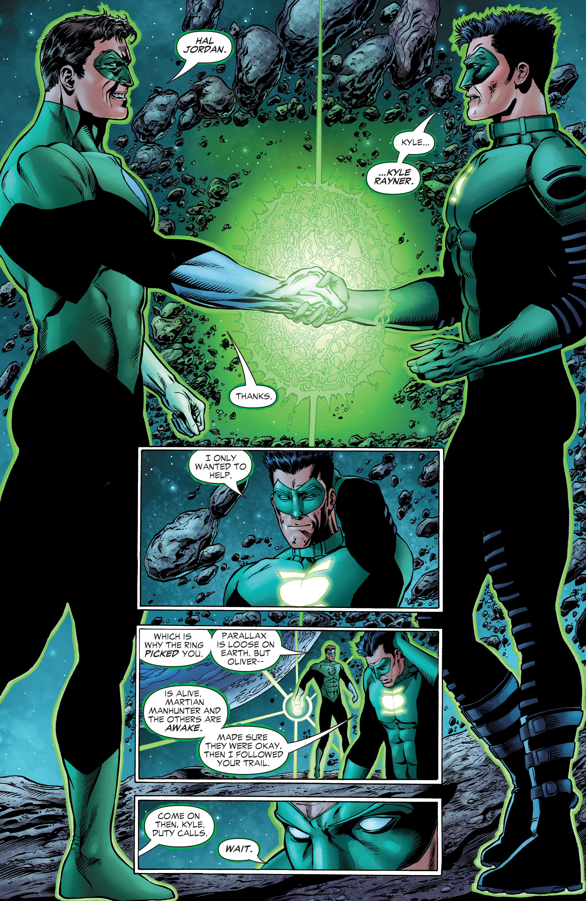 Read online Green Lantern: Rebirth comic -  Issue #5 - 16