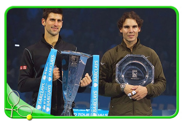 Novak Djokovic and Rafael Nadal ATP Finals 2013 Canal do Tênis - Bernadette S. Holvery