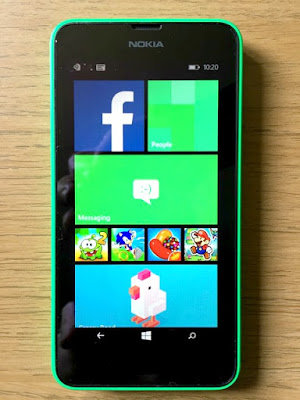 Morgan's Milieu | Choosing a Mobile Phone for Your Child: Nokia Lumia 635, home screen.