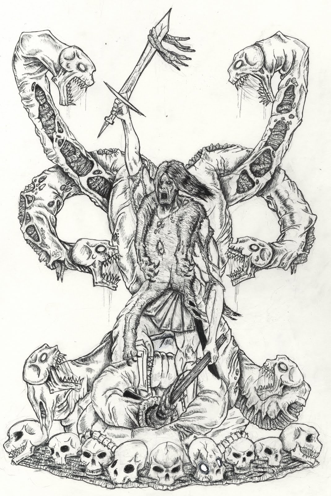 Геракл тату эскиз