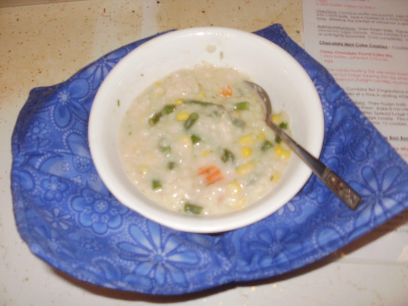 Marcy's Tastefully Simple Recipes Seafood Risotto Soup Remix 2