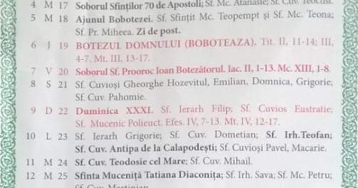 Calendar Ortodox 2021-2022 Moldova : Calendar Crestin ...