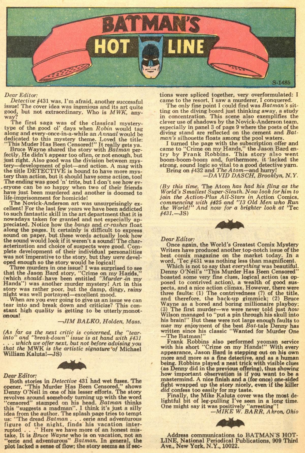 Detective Comics (1937) issue 435 - Page 18