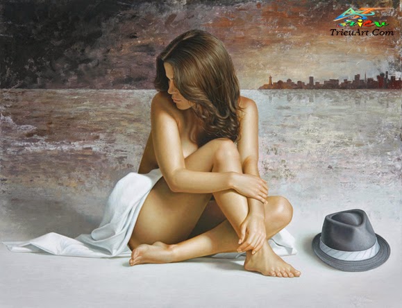 tranh thiếu nữ nude