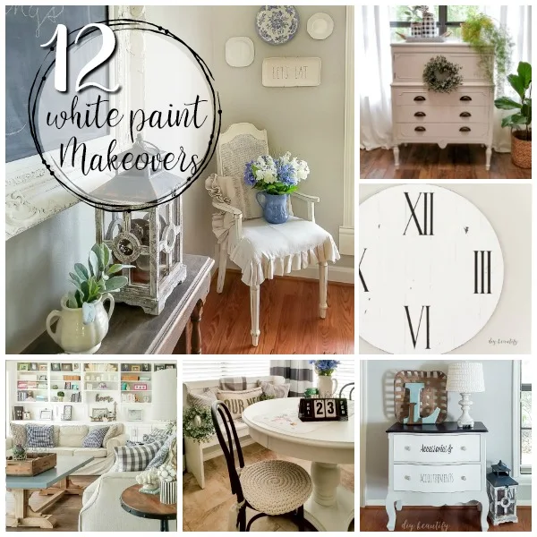 12 white paint furniture makeovers