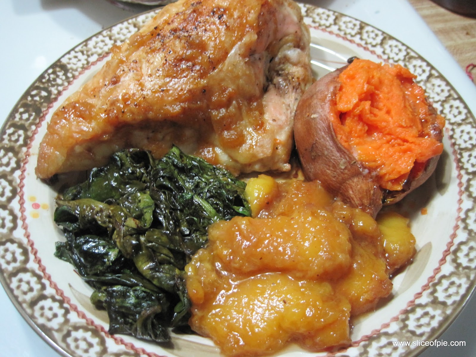 Slice of Pie Cookbooks & Entertaining: Good, Good Spinach!