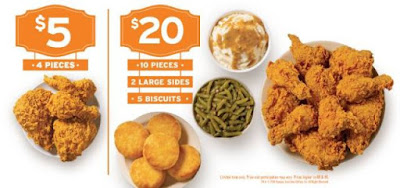 Popeyes Offers 5 10 And 20 Fried Chicken Deals Brand Eating