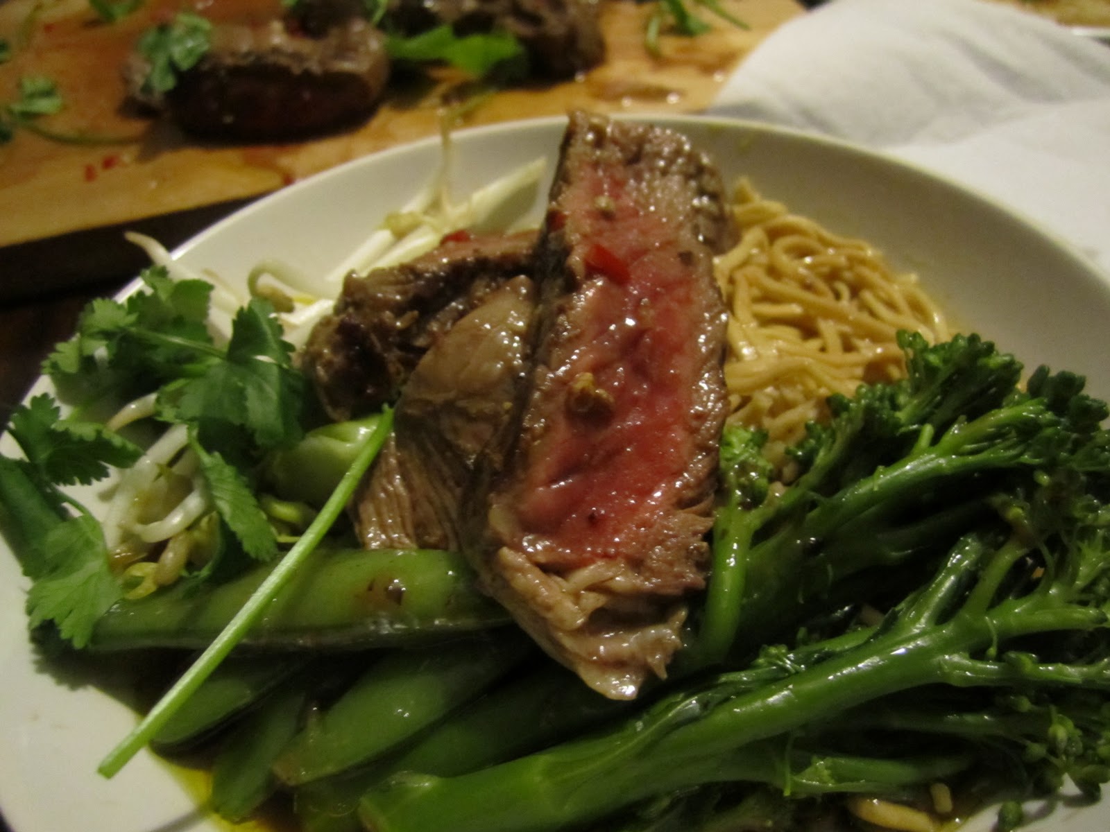 Dinner time delights and disasters Jamie's 30 minute ribeye stirfry