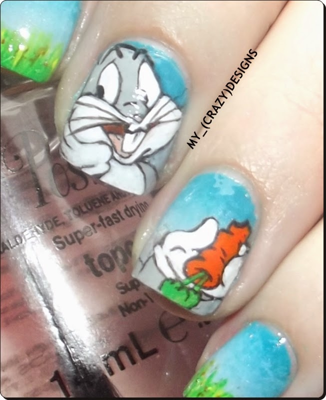My_(Crazy)Designs Bugs Bunny nails