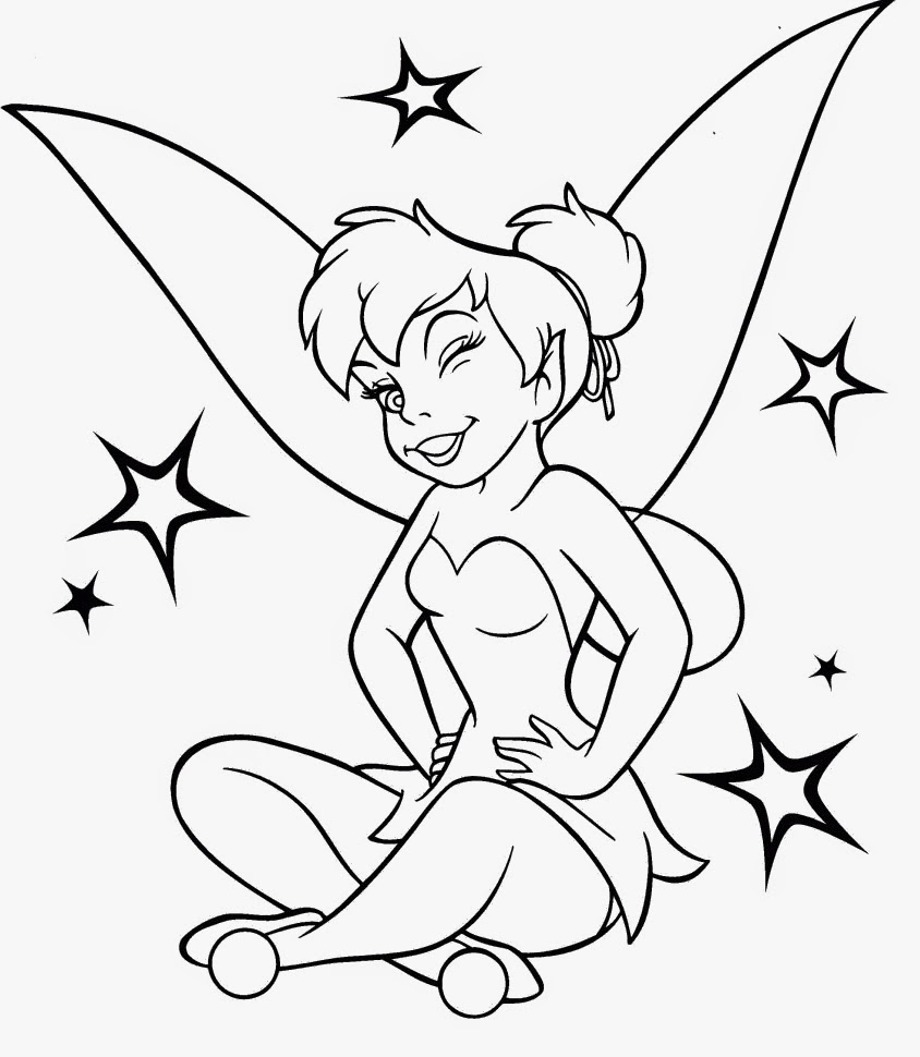 Coloring Pages: Tinkerbell Coloring Pages and Clip Art ...