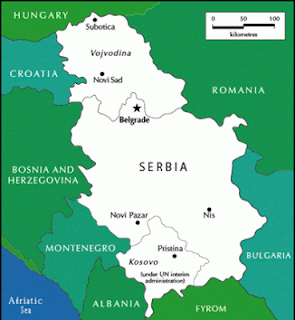 where is serbia