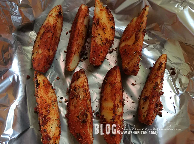 Baked Spicy Potato Wedges