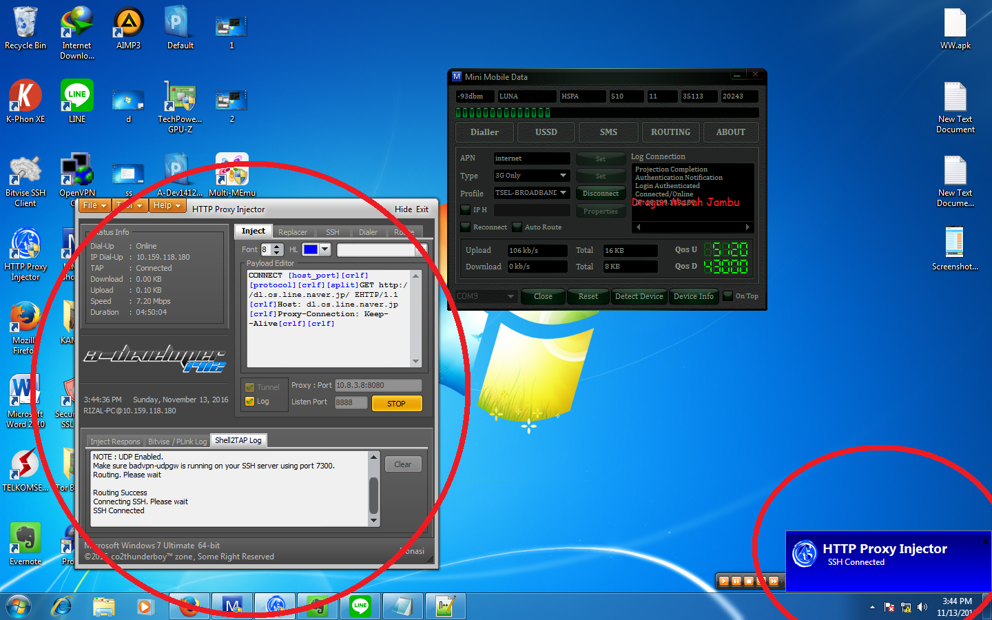 Cara Pakai HTTP Injector Untuk PC / Cara menggunakan Http injector pc