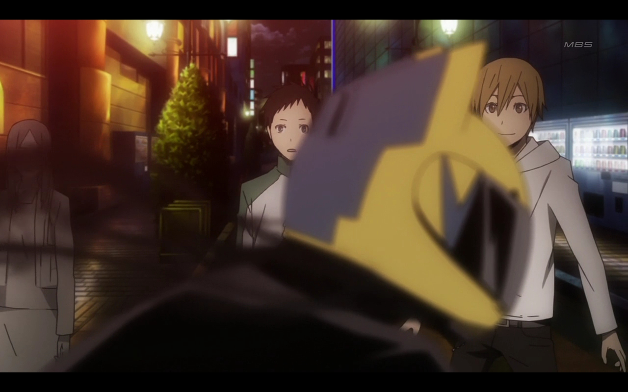 Anime Your Way: Durarara!! Ep. 1 - impressions