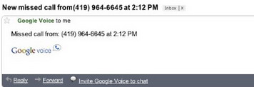 Google Voice now features Missed call notifications