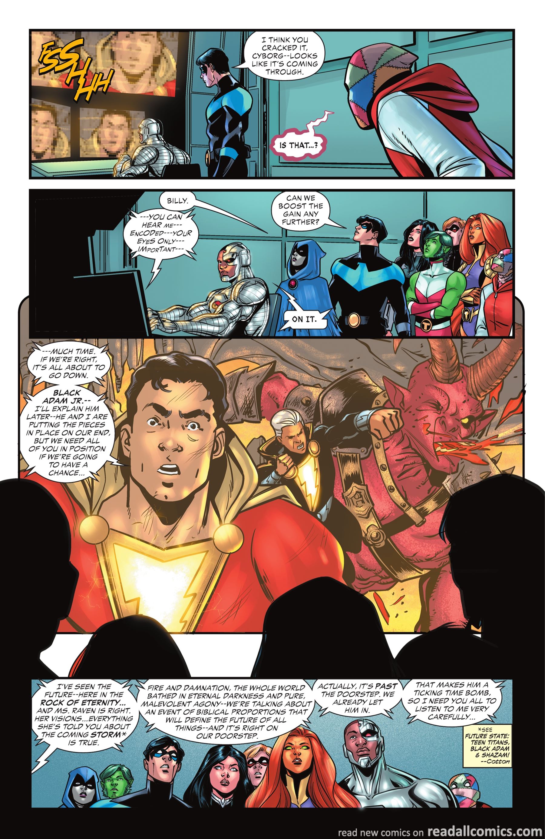 Teen Titans Academy #1 chapter 10 page 12