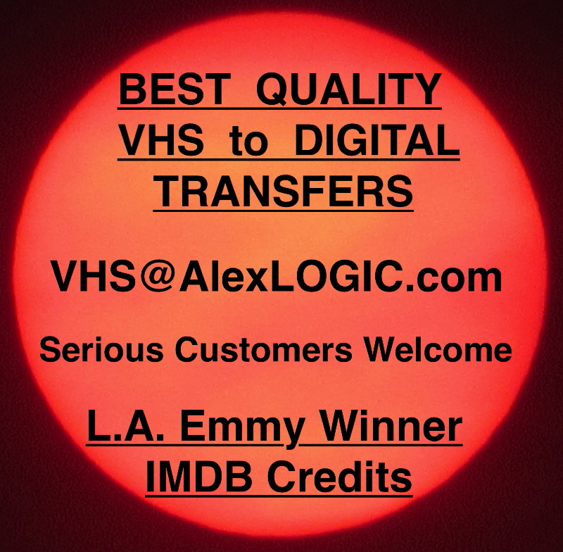 Best Quality VHS to Digital Transfers